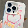Heart Smiley Face Phone Case for Apple 16 Pro Max, 15 Plus, 14, and 13 - Trendy European & American Design