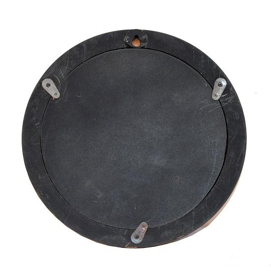 30,48 cm Ceas de perete din lemn Ceas de perete în stil vintage Ceas de gară din lemn cu finisaj antic