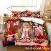 New Toradora Bedding Set Cartoon Anime Three-piece Set Adult Kid Bedroom Duvet Cover Sets 3D Kawaii Girls Roupa De Cama Casal