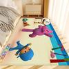 Cartoon-Stil Bodenmatte rutschfest Teppiche Spielmatten Teppich Schlafzimmer Dekoration Wohnzimmer Teppich Krabbelmatte Weihnachtsgeschenk Teppich P-Pocoyo