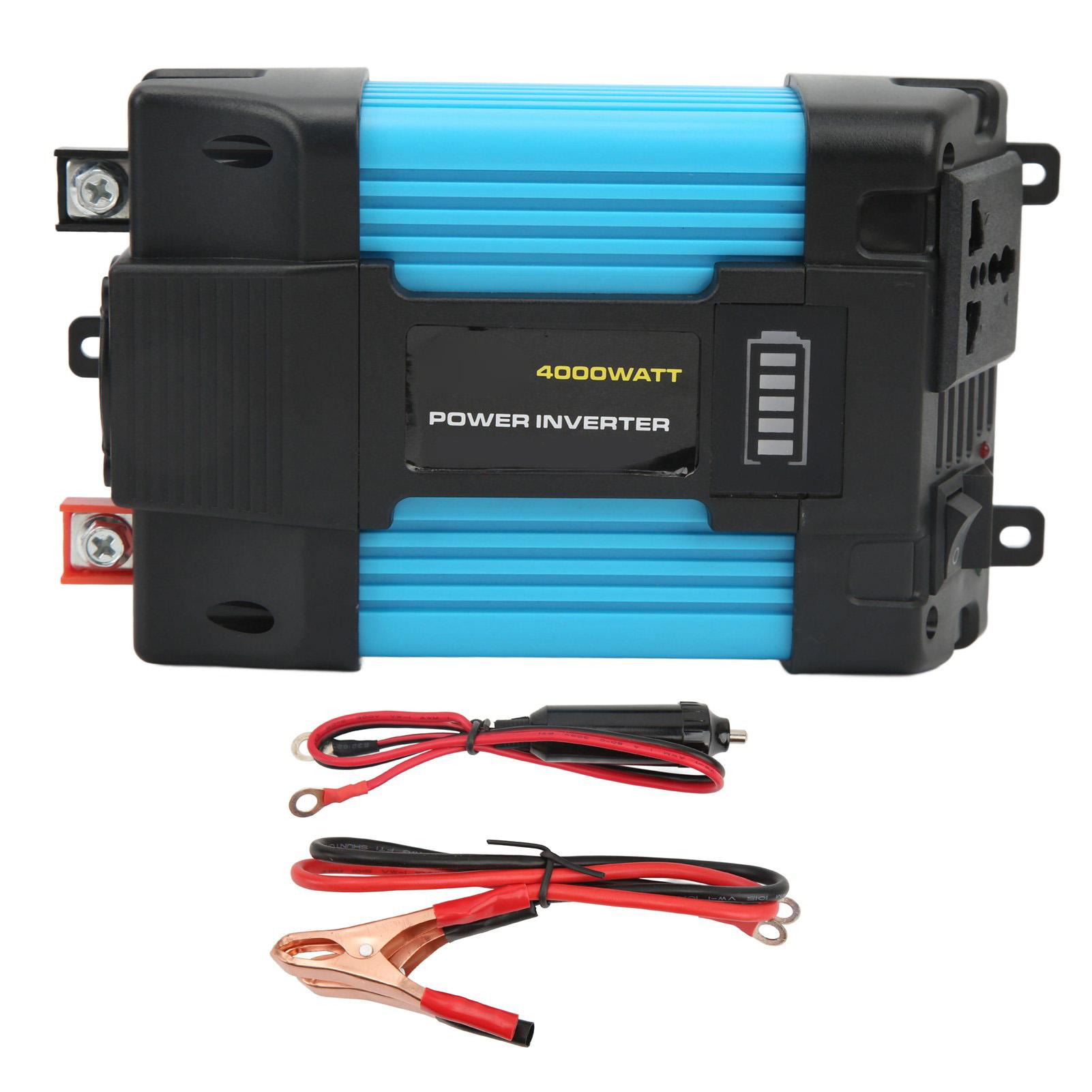 300W Modified Sine Wave Inverter Dual USB Fast Charging LED Battery Power Display Car Power Inverter 12V to 230V