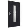 VidaXL Porte d'entrée anthracite 108x200 cm PVC 3187901