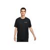 Nike Dri-Fit Letter Print Cartoon Anime Pattern Quick-Dry Training Knit Crew Neck Short Sleeve T-Shirt Men Tops Black FZ8045-010