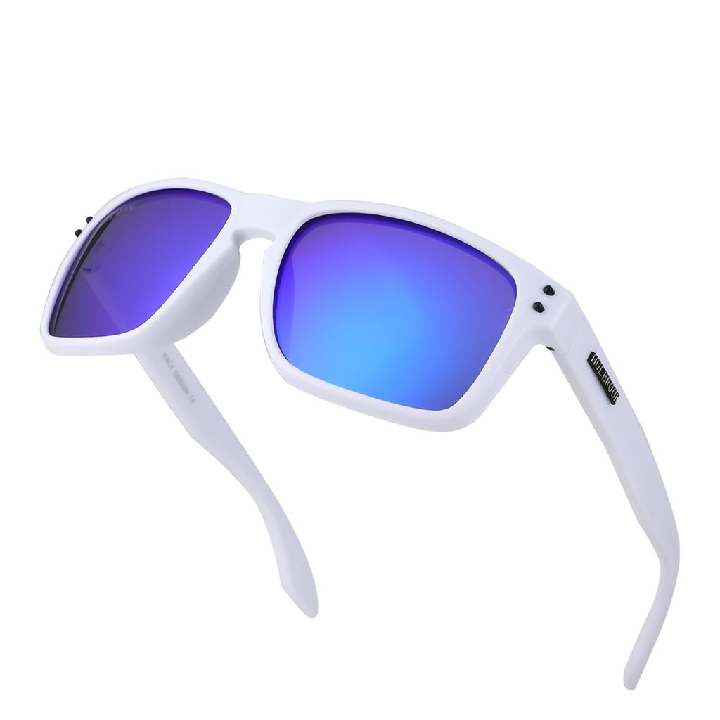 Retro Sunglasses for Men Women UV400 Protection Trendy Rectangular Frame for Traveling Driving Fishing Fashion
