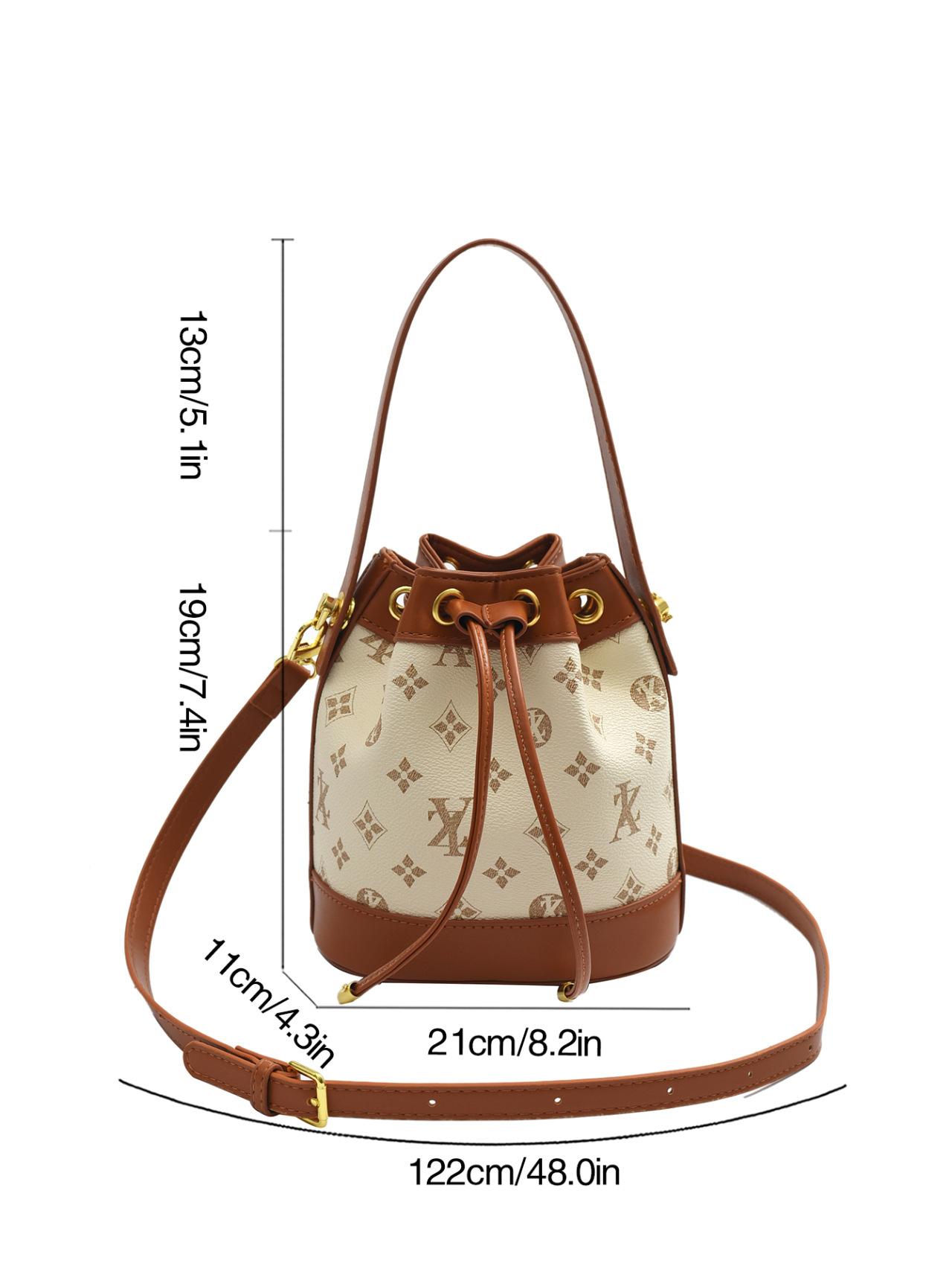 

Текстура Универсальный тренд женская сумка-ведро Новая мода принтованная подмышечная сумка через плечо женская белый