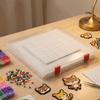Latch Lid Bead Storage Box Hinged Lid Plastic Craft Organizer For Perler Beads