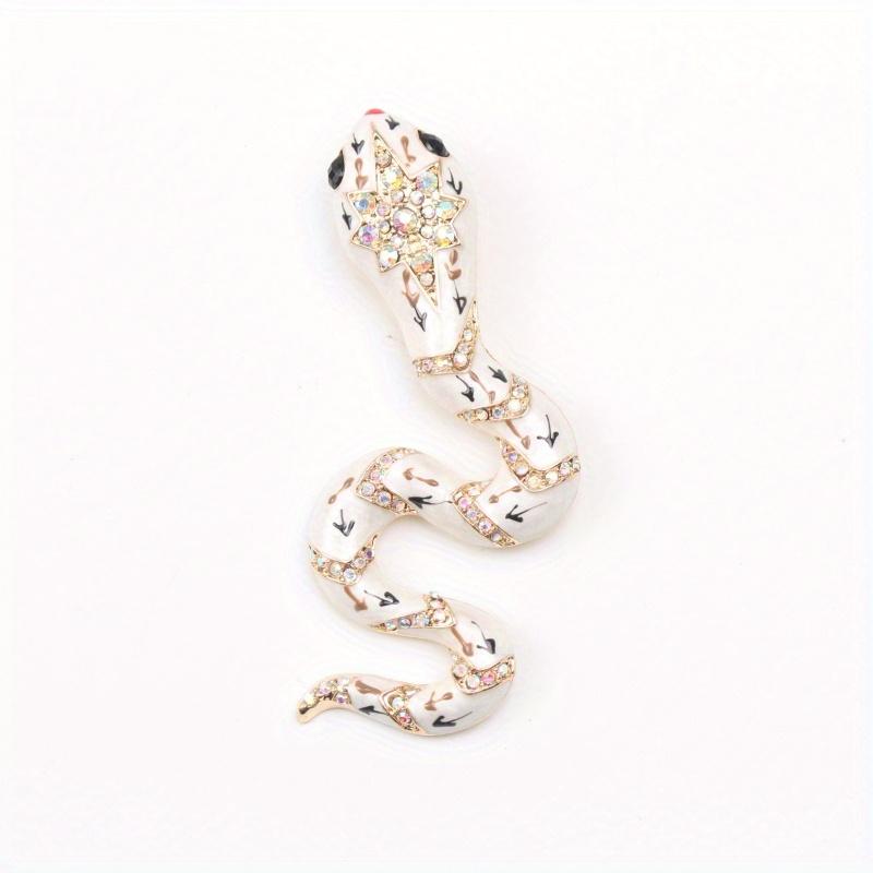 Stylish and Elegant Zodiac Animal Snake Brooch Personalized Luxury Accessory Pin Gift