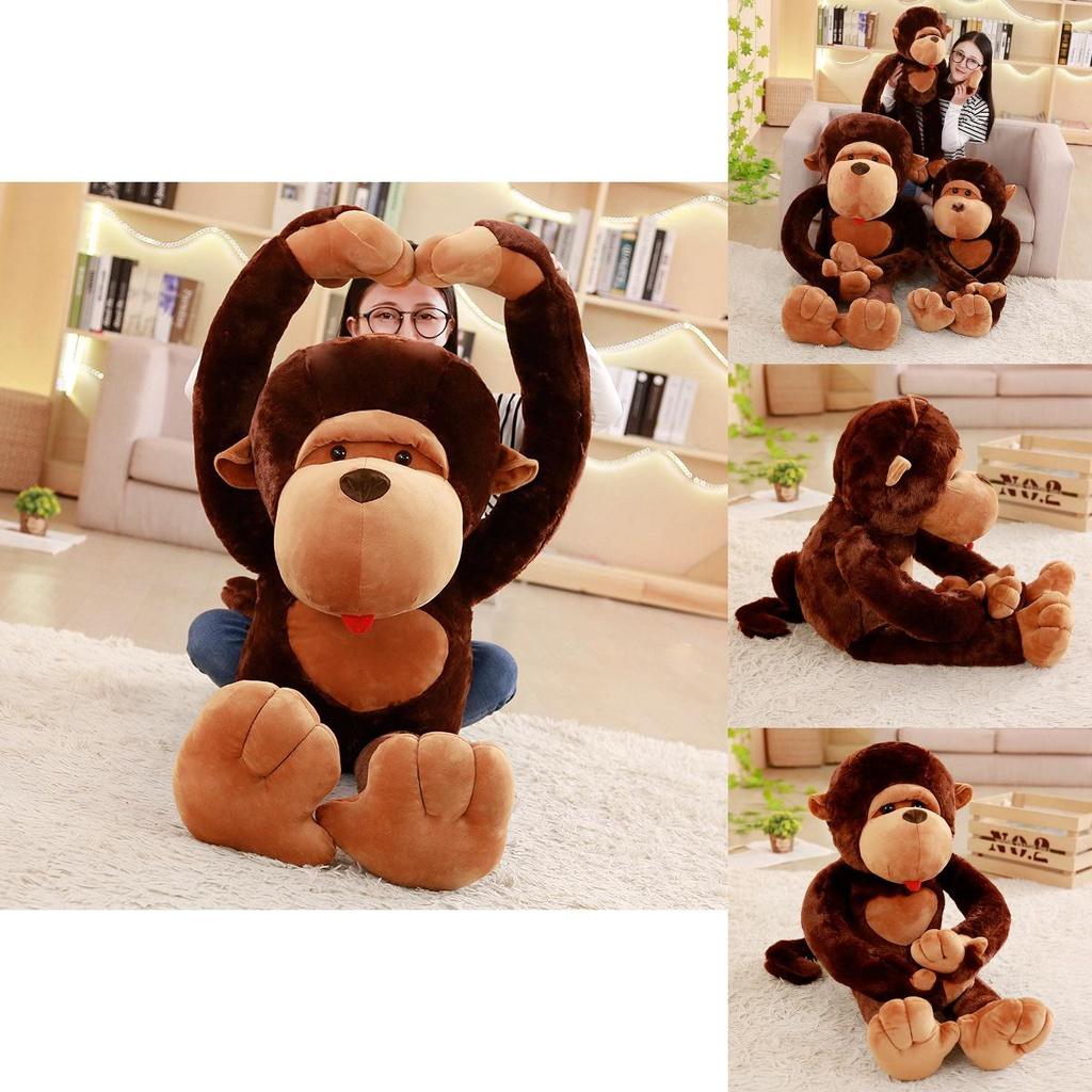 Giant Long Arm Gorilla Plush Toy Soft Stuffed Monkey Doll Kids Gift Perfect For Hugging And Room Decoration