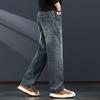 Jieluono 2025 Men's Loose Straight Leg Jeans