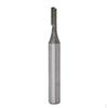 1/4 '' Straight End Mill with Carbide Tip