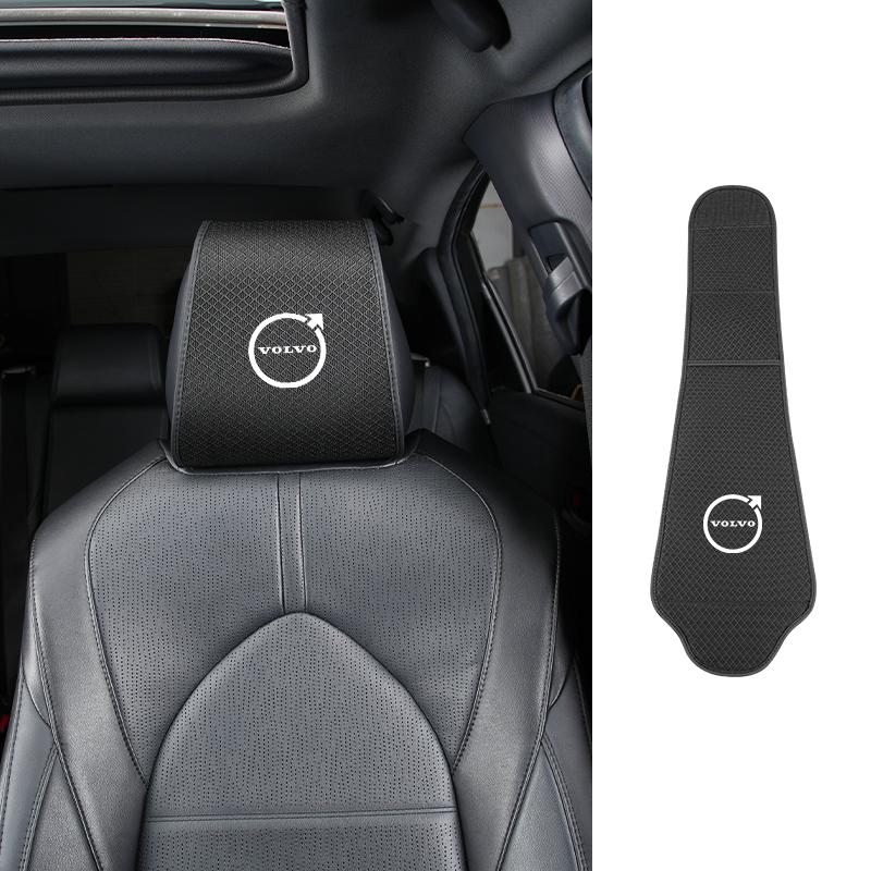Car Seat Headrest Protector Cover Ice Silk Neck Pillowcase Interior For Volvo XC40 XC60 XC70 XC90 V40 V60 V90 S60 S80 S90