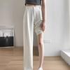 Loose Wide Leg Pants Women Office High Waist Pants Ins Baggy Suit Pants  Business
