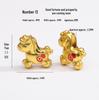 Year of the Horse High Color Retention Alloy Jewelry Accessories: Lucky Beaded Pendant Hand Rope Bracelet
