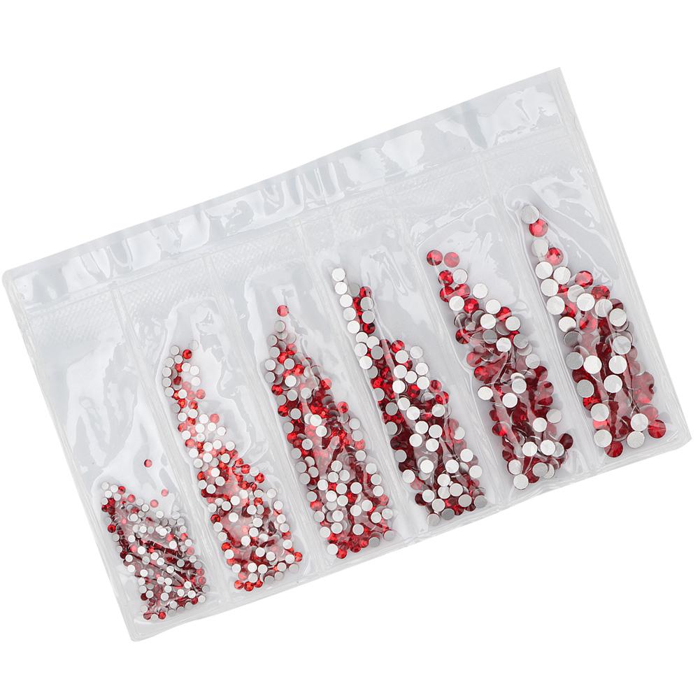   Colorful   Glass Nail Art Rhinestons Decoration Costumes Material Package(Silver)