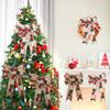 Christmas Bows Ribbon Bows Xmas Tree Ornaments Big Bow New Year Christmas Home Party Crafts Decoration