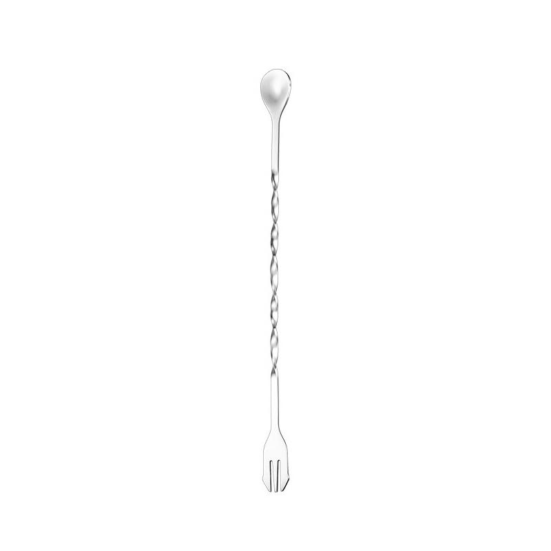 8/10 Inch Cocktail Muddler and Mixing Spoon Stainless Steel Ice Crushing Hammer Cocktail Juice Muddler Bar Cocktail Mixing Spoon 7