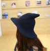 Halloween Witch Hats Black Folds Witch Wizard Hat Party Costume Headgear Devil Cap Cosplay Props Decoration Accessorie for Adult