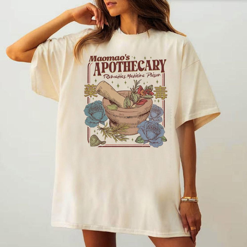 The Apothecary Diaries Teen 80s Harajuku  Pop Culture Breathable Retro Digital T Shirt Gothic Digital Y2k Pastel 2000s