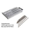 20pc Full Grinding High Speed Steel Mini Twist Drill Mini Small Drill Bit Power Tool Drilling Accessories Set