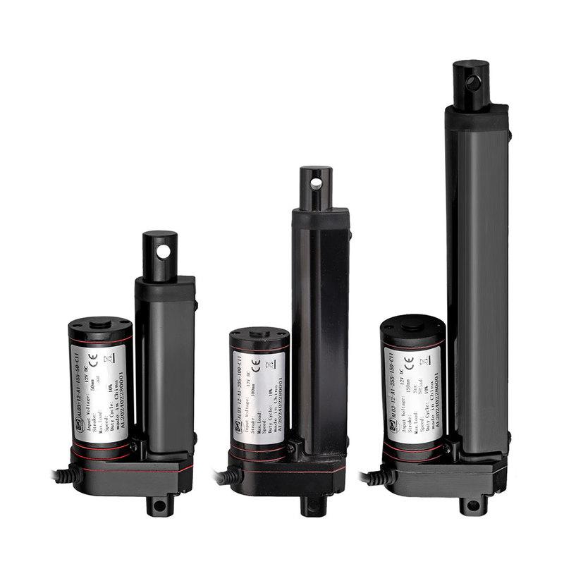 3000N DC12V Linear Actuator 5mm/s Speed 100mm 150mm 200mm 250mm Stroke Reciprocating Linear Actuator Motor For Solar Tracker