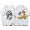 Band Printed T-Shirt Korn WORLD TOUR Music T Shirt for Men Women Loose Short Sleeve Summer  Hip Hop Streetwear 71805