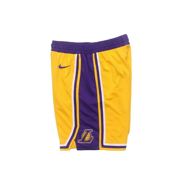 Nike NBA Icon Edition Team Limited Summer Breathable Mid-Rise Basketball Shorts SW Fan Version Men Bottoms Yellow AJ5617-728