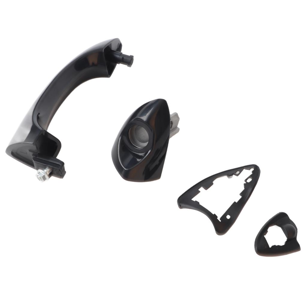 Front Door Handle, ABS Plastic Driver\ s Door Handle with Door Handle for Exterior Door