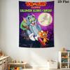 Tom Jerry Whimsical Adventure Tapestry Wallmounted Background Cloth Atmospheric Background Cloth Wall Decoration Background Wall Hanging Cloth