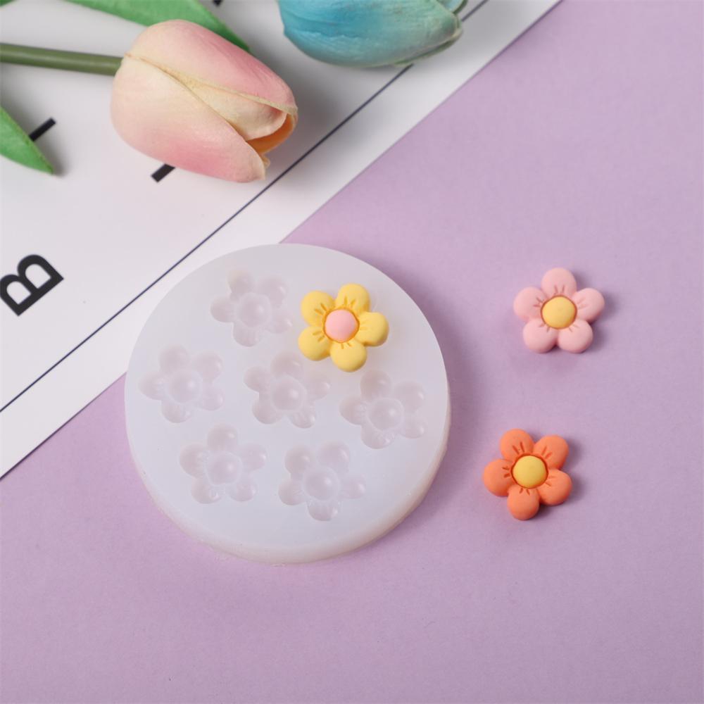 Mini Cookies Cake Decor Silicone Mold DIY Daisy Flower Cloud Candy Dessert Pastry Fondant Mould Baking Tools Kitchen Accessories