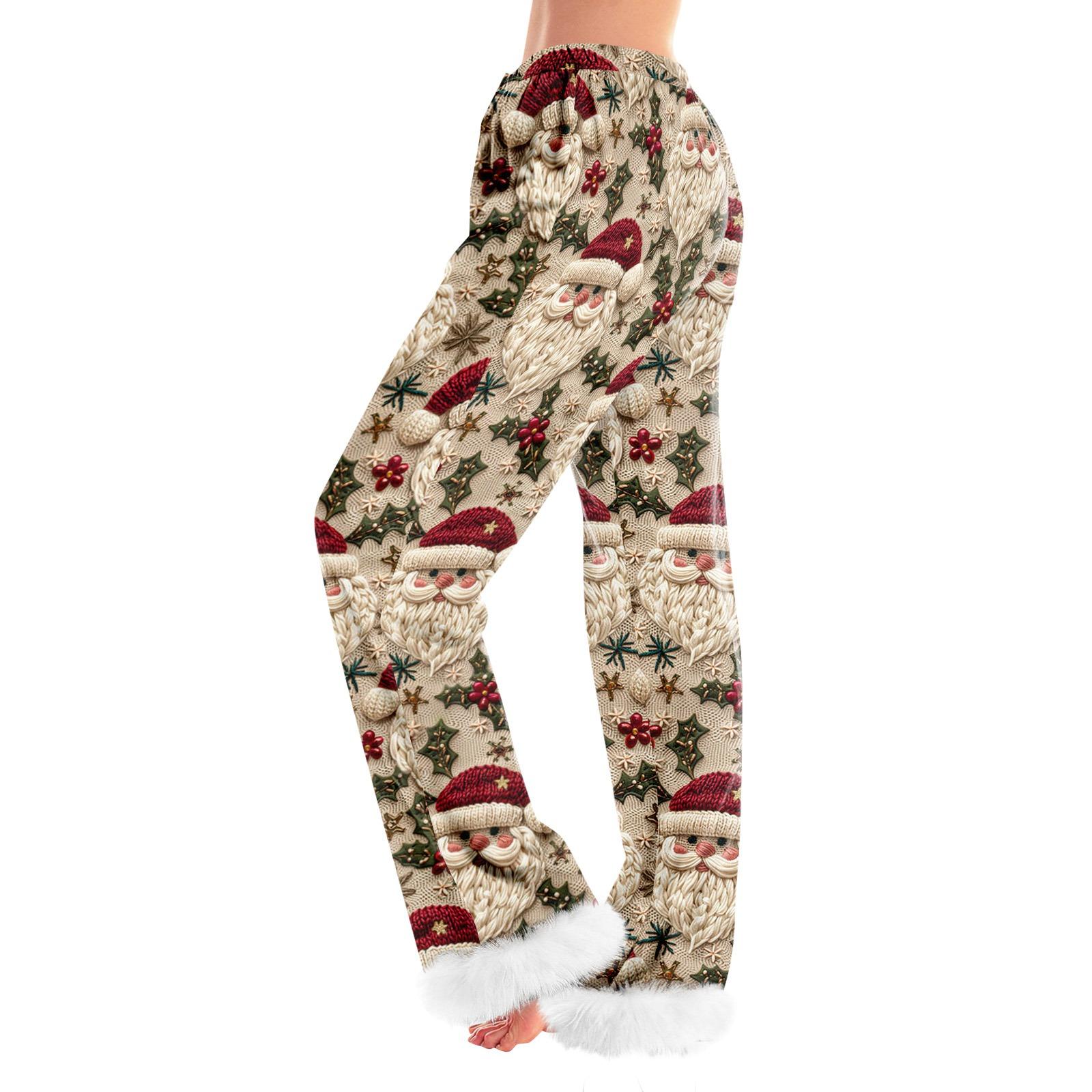 

Women s Fashionable Christmas Casual Pants S