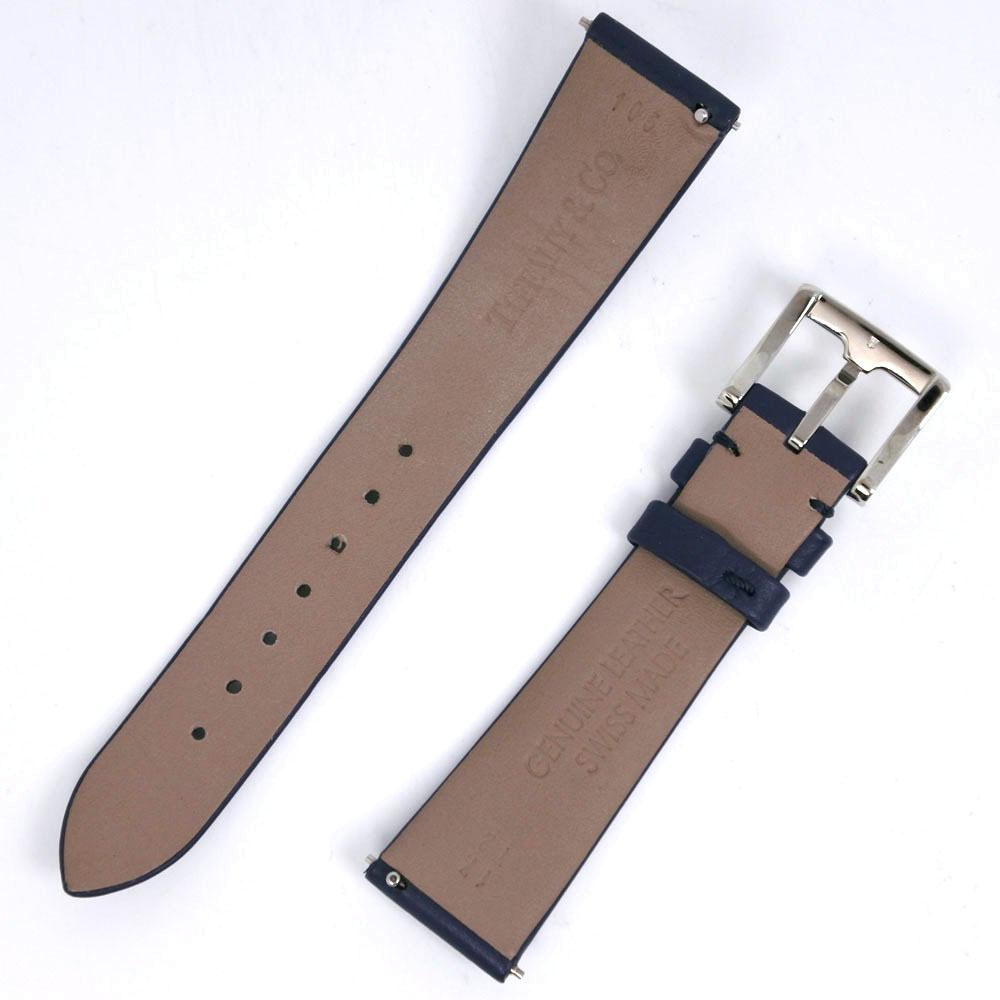 TIFFANY&Co. East West Mini Watches 36668694 Navy NavyDial Stainless Steel/leather Quartz Analog display Women Used