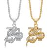 2026 Jewelry Fashion Trend Inlaid Zircon 24 Digital Mamba Snake Pendant Necklace for Men's Exquisite Jewelry Necklace