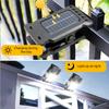 Outdoor Solar Motion Sensor Light High-Brightness LED Bulbs Clip-On/Wall-Mount Dual-Use Ideal for Courtyards and Gardens