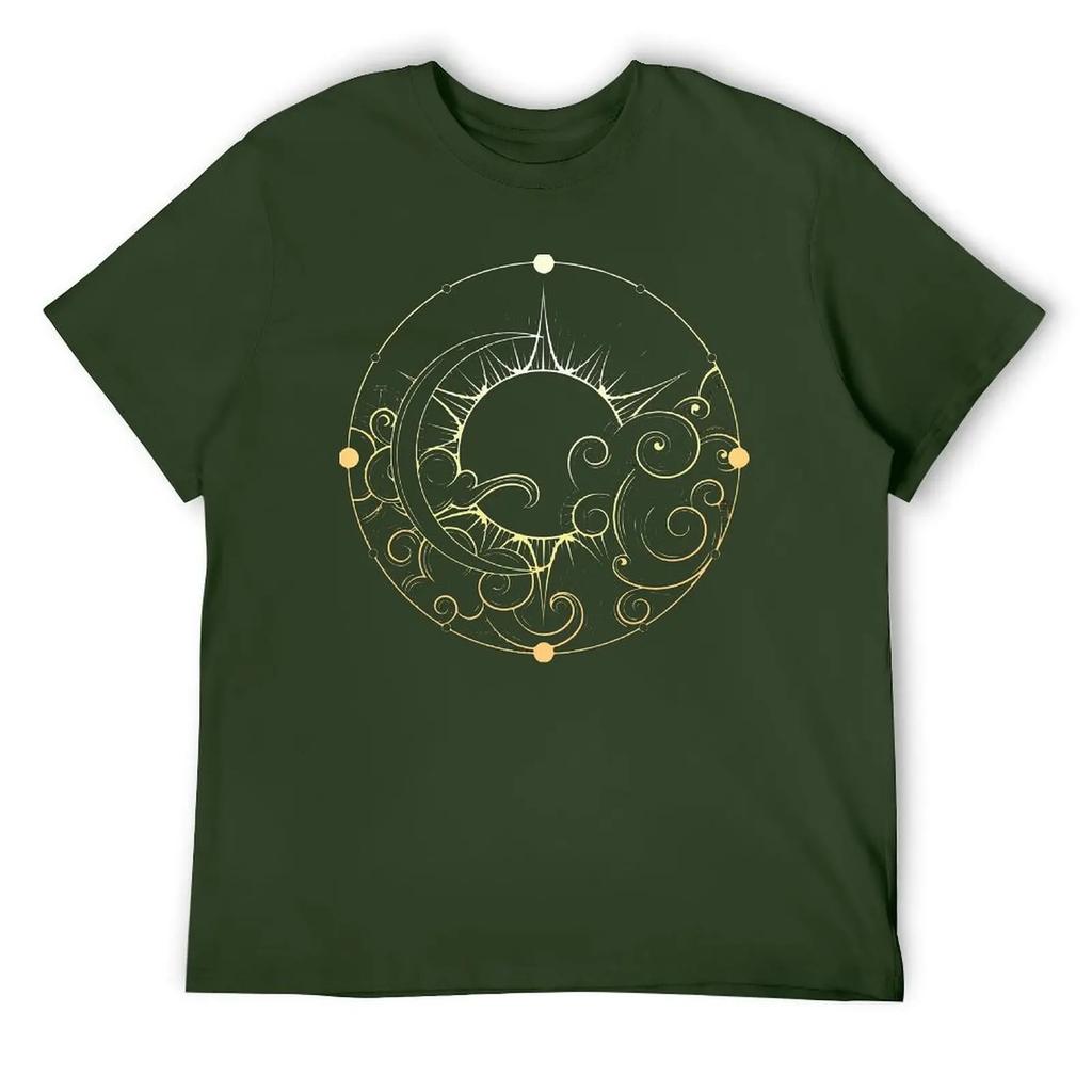 Fresh Sun And Moon For Sale T-shirt  Movement Tees Graphic Cool Humor Graphic Leisure Eur Size