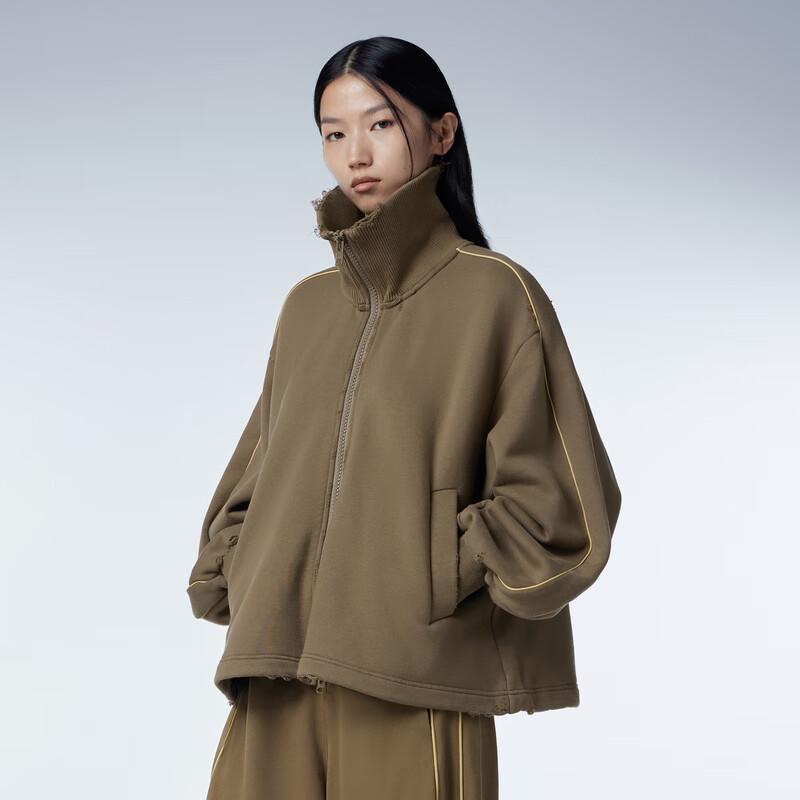 

JNBY Women s Autumn Zip-Up Polo Sweatshirt XS