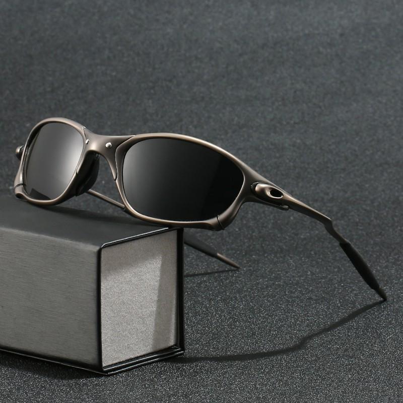 Unisex Oval Full Frame Polarized Sunglasses Outdoor Cycling Fishing Sports
