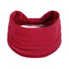 Women's Solid Color Elastic Yoga Headband - Wide, Sweat-Absorbing Sport Macaron Design