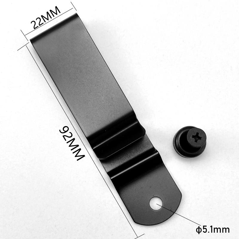 1 Stück K Gürtelclip Kydex Hüftclips Cutter K Scheide Rückenclip / Hüftclip Scheidenzubehör K Scheide Trage-Rückenclip