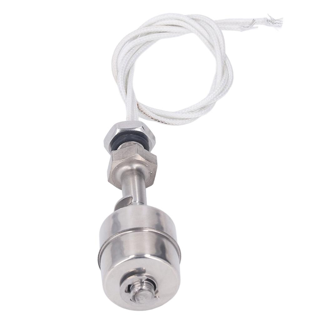 Liquid Level Float Switch 10mm Stroke Stainless Steel Liquid Water Oil Level Switch Sensor 0‑220V 65mm L