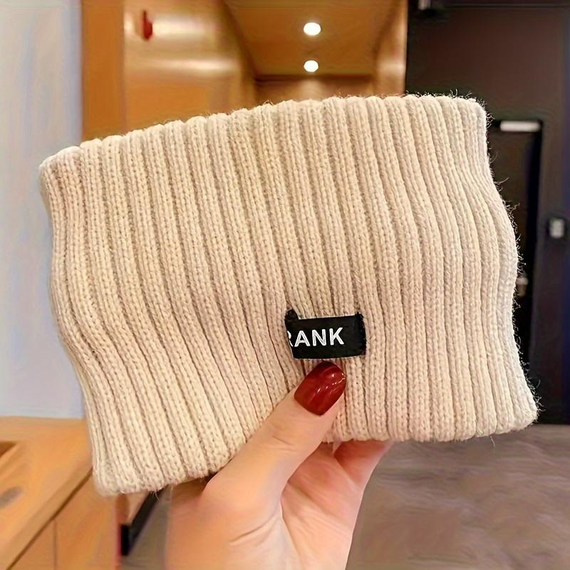 Stylish and Comfortable Knitted Headband - Soft and Warm Winter Outdoor Accessory for Skiing and Hiking, a Solid-colour Fashion Staple