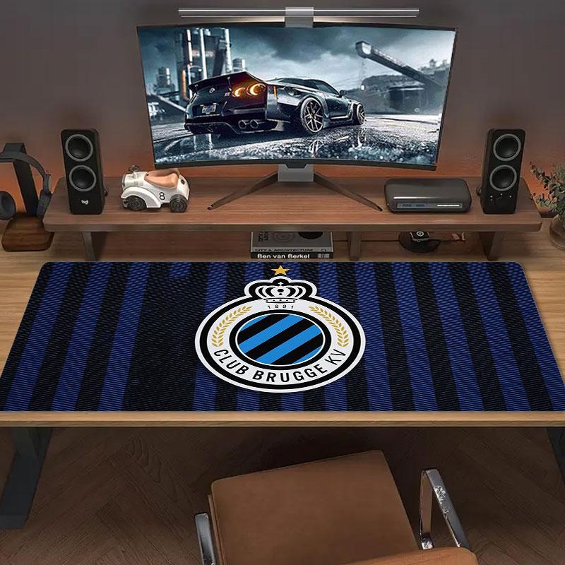 Club Brugge KV Large Size Mouse Pad Large Gaming Table Cushion Non-slip Laptop Tablet Big Mousepad XXL Mat Mini PC Playmat With Lock Edge