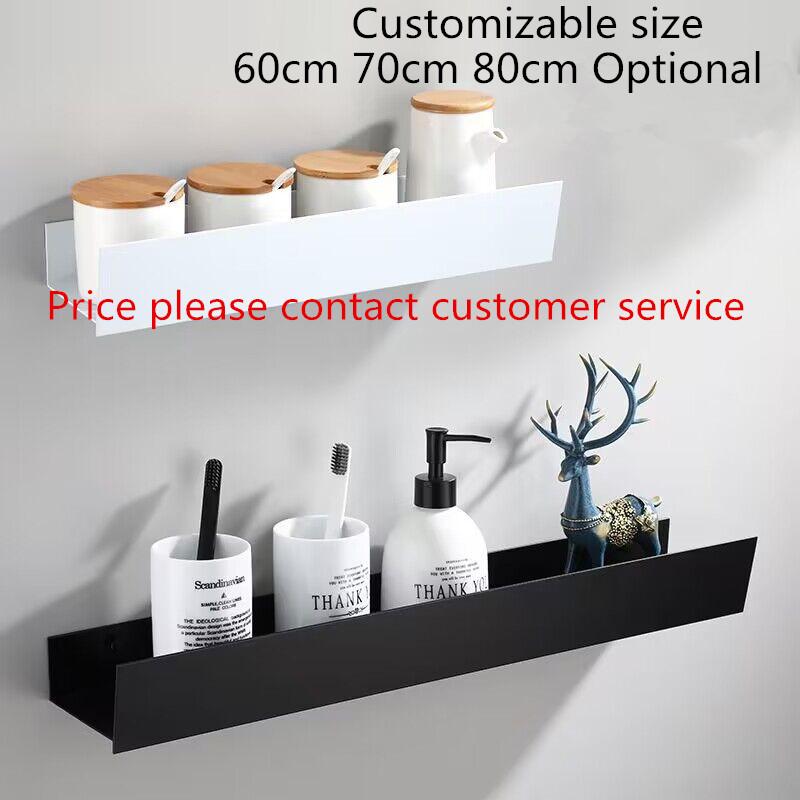 Bathroom Shelf Organizer Wall Mount Shower Shampoo Soap Cosmetic Shelves Kitchen Storage Rack Holder Bathroom Accessories