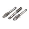Taper Tap Hand Plug Tap Thread Cutting Medium Tap HSS Plug Tap 4 Flutes 3 Pieces Metric