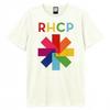 Amplified Unisex Adult Color Wheel Asterix Red Hot Chilli Peppers T-Shirt