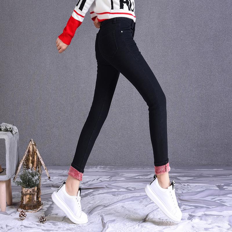 Skinny Jeans Dámské Podzimní Nový Trend Tenké Tenké Univerzální Tužkové kalhoty Kalhoty na malé noze