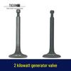 168 Gasoline Generator Parts: 2KW Intake & Exhaust Valves (Model 02679)
