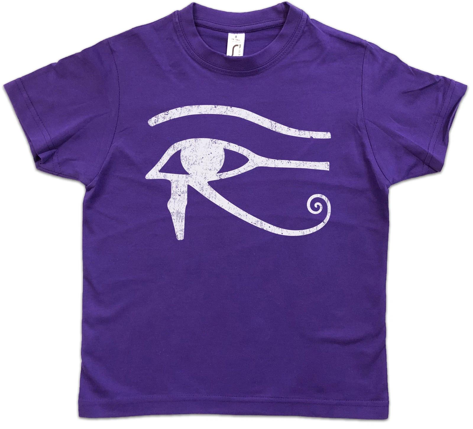 EYE OF HORUS II SIGN Kids Boys T-Shirt Anubis Ra Falcon Sun God Egypt Egyptian 110