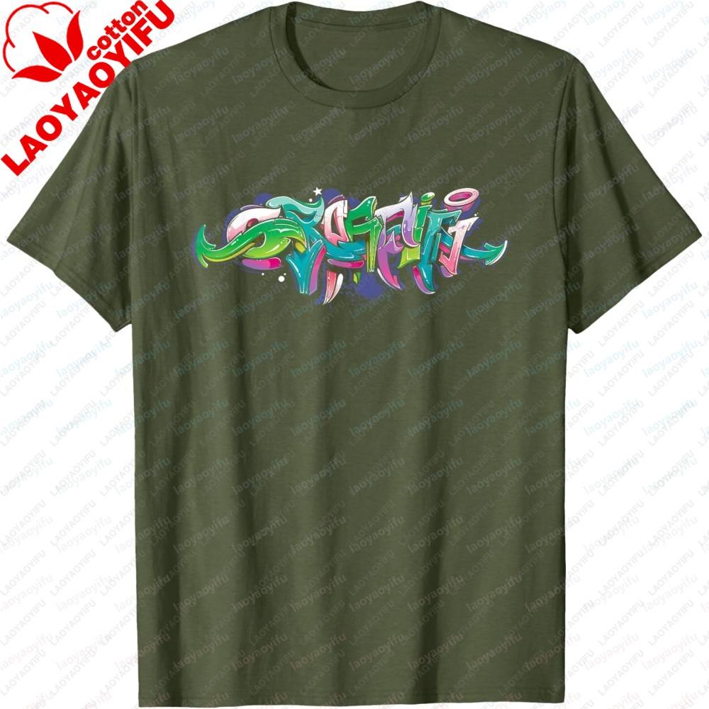 Fashion Unisex TShirt Summer Short Sleeve Graffiti Artist Street Art Graffiti Graffitis Rap Graphic Tee Casual Streetwear Tops S