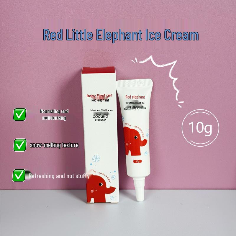 Roter Elefant Kindergesichtscreme - Feuchtigkeitsspendend & Pflegend für Säuglinge und Neugeborene