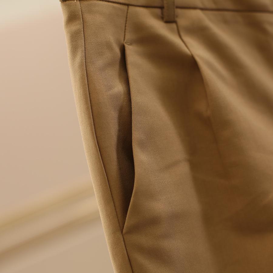 Wei Mei High-Waisted Slim Fit Slit Pants - Fall Collection